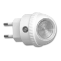 LED Orientačné svietidlo do zásuvky so súmrakovým senzorom LED/1W/230V