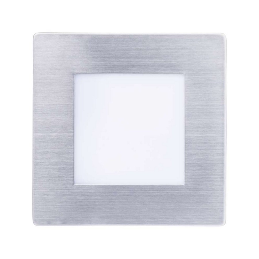 LED Orientačné vstavané svietidlo štvorec LED/1,5W/230V 4000K