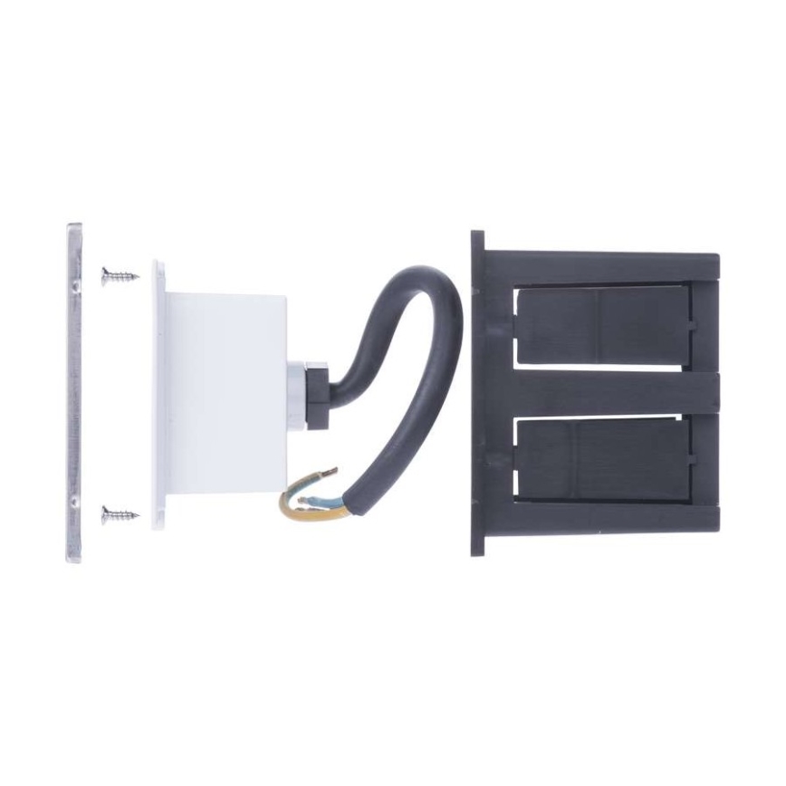 LED Orientačné vstavané svietidlo štvorec LED/1,5W/230V 4000K