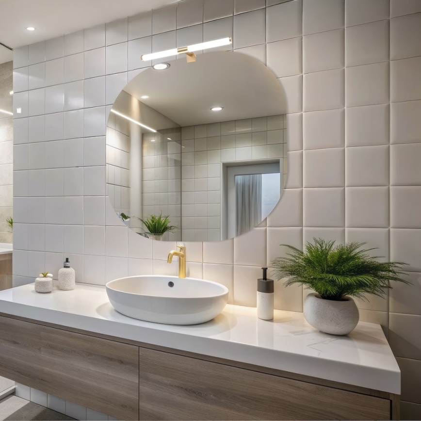 LED osvetlenie zrkadla do kúpeľne APA LED/6W/230V 40 cm IP44 zlaté