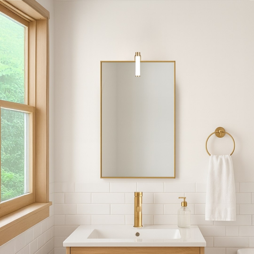 LED osvetlenie zrkadla do kúpeľne APA MINI, 4 W, 230 V, IP44, zlaté