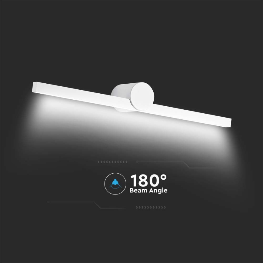 LED osvetlenie zrkadla do kúpeľne LED/10W/230V 3000K IP65 biela