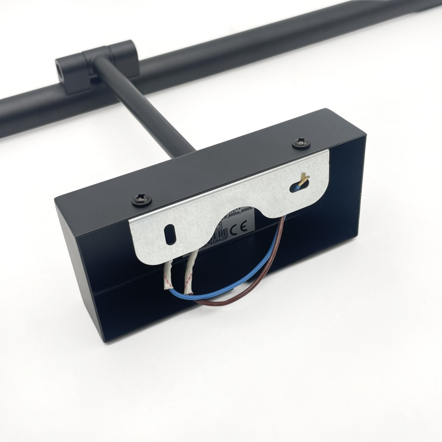 LED osvetlenie zrkadla do kúpeľne MIRROR LED/8W/230V 4000K IP44 60 cm čierna