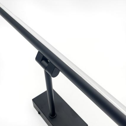 LED osvetlenie zrkadla do kúpeľne MIRROR LED/8W/230V 4000K IP44 60 cm čierna