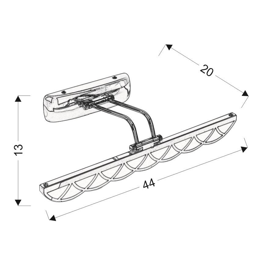 LED Osvetlenie zrkadla MOVE LED/6W/230V