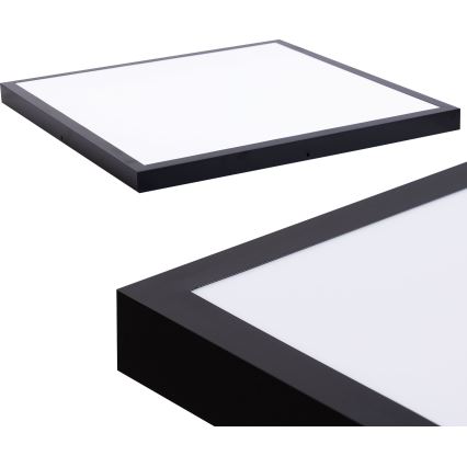 LED Panel LED/60W/230V 4000K 60x60 cm čierna