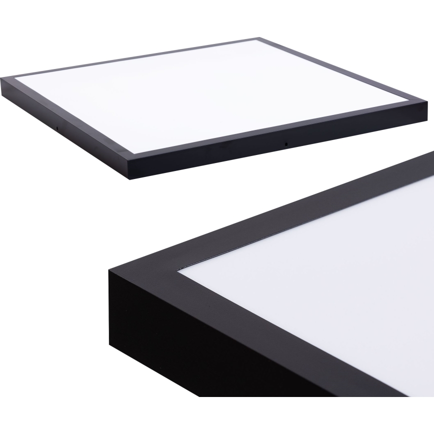 LED Panel LED/60W/230V 4000K 60x60 cm čierna