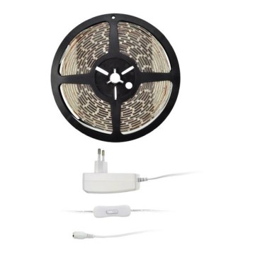 LED Pásik 5 m LED/4,8W/230V, adaptér