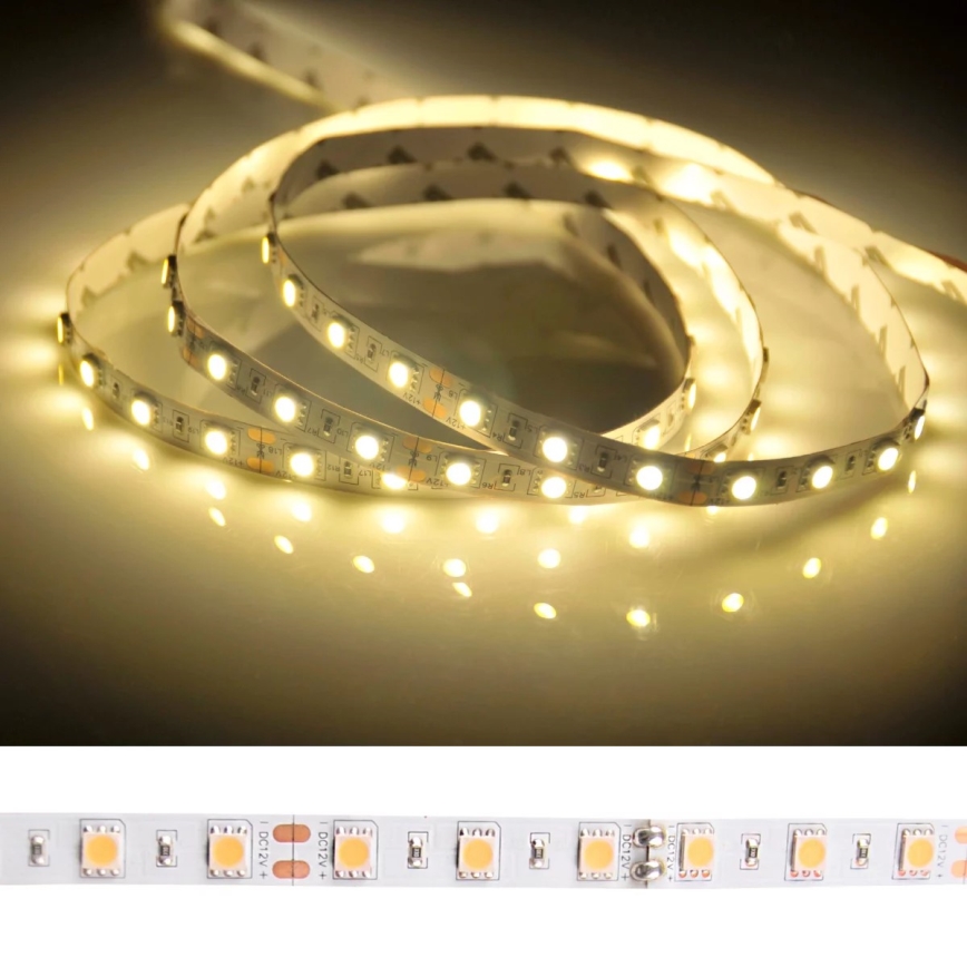 LED pásik kúpeľňový 5m LED/45W/12V IP65 biela