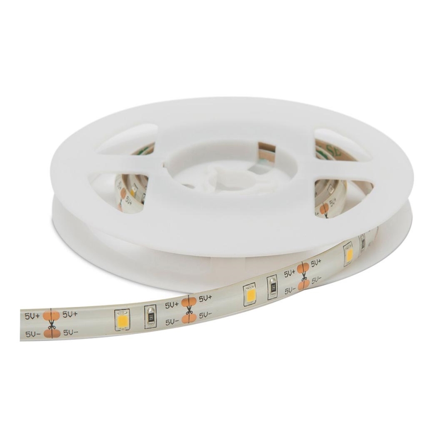 LED Pásik s pohybovým senzorom 1m LED/2,4W/6V 4xAAA 3000K