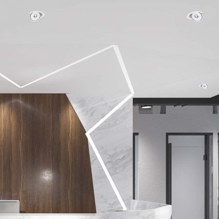 LED Podhľadové bodové svietidlo LED/20W/230V 3000/4000/6400K pr. 16,5 cm biela