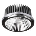 LED Podhľadové bodové svietidlo LED/20W/230V 4000K 40°/20° pr. 11 cm lesklý chróm