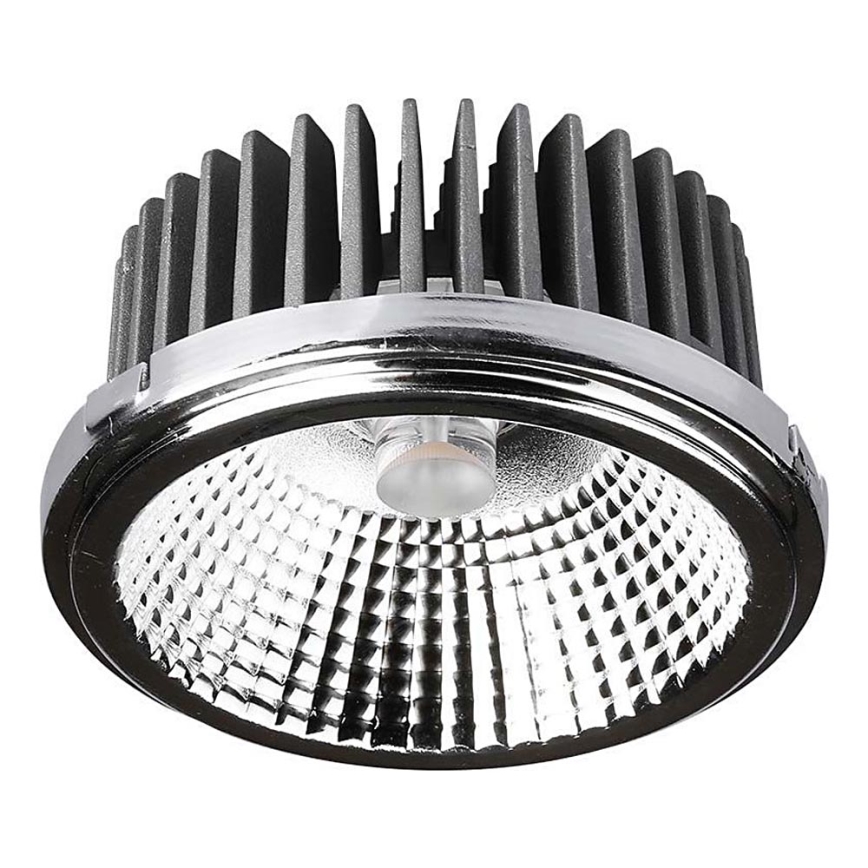 LED Podhľadové bodové svietidlo LED/20W/230V 4000K 40°/20° pr. 11 cm lesklý chróm