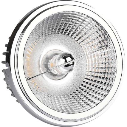 LED Podhľadové bodové svietidlo LED/20W/230V 4000K 40°/20° pr. 11 cm lesklý chróm