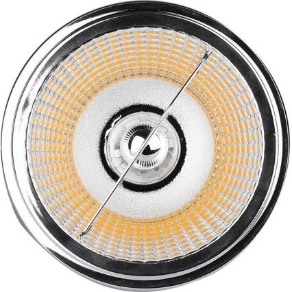 LED Podhľadové bodové svietidlo LED/20W/230V 4000K 40°/20° pr. 11 cm lesklý chróm