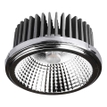 LED Podhľadové bodové svietidlo LED/20W/230V 6400K 40°/20° pr. 11 cm lesklý chróm