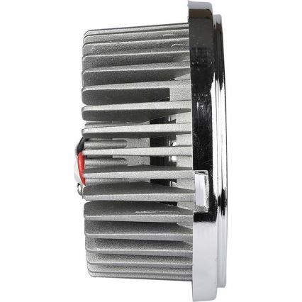 LED Podhľadové bodové svietidlo LED/20W/230V 6400K 40°/20° pr. 11 cm lesklý chróm