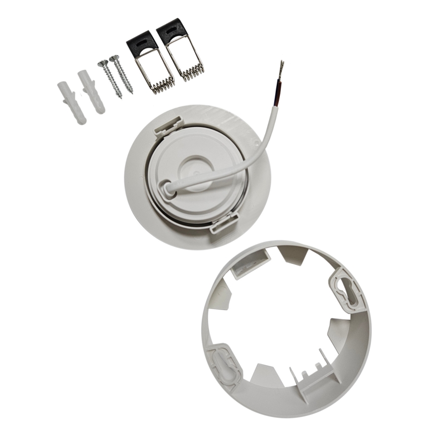 LED Podhľadové/prisadené bodové svietidlo 2v1 LED/5W/230V 4200K pr. 9,3 cm biela