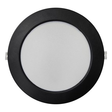 LED Podhľadové svietidlo CIRCLE LED/18W/230V 4000K pr. 22 cm čierna