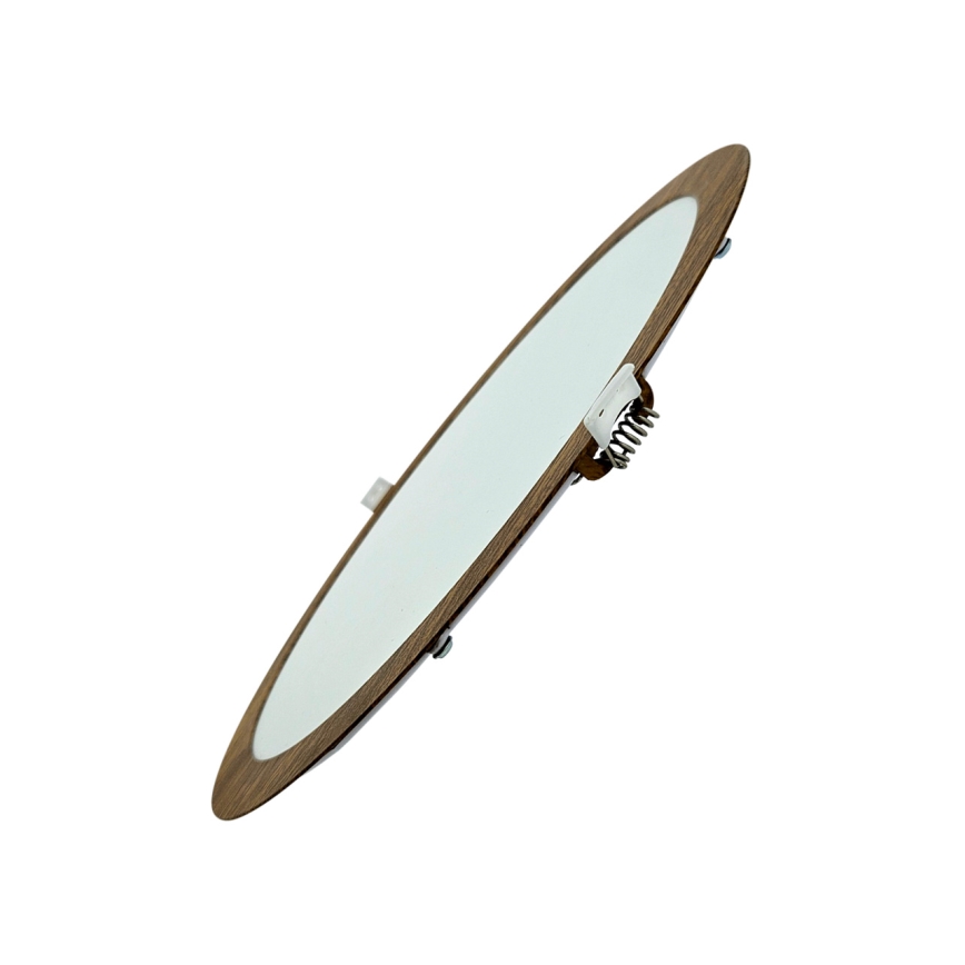 LED Podhľadové svietidlo CIRCLE LED/24W/230V 4200K pr. 29,6 cm hnedá