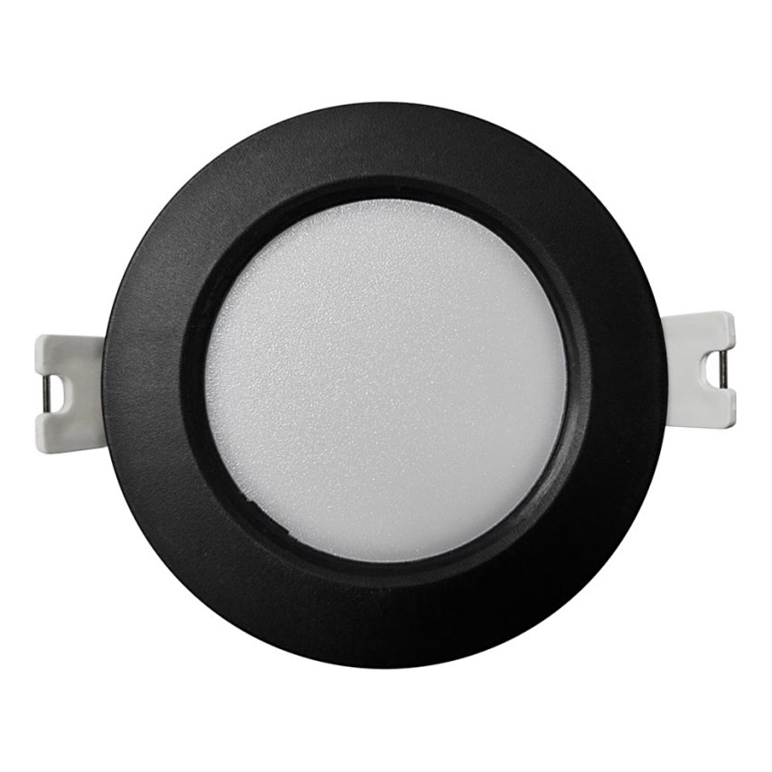 LED Podhľadové svietidlo CIRCLE LED/3W/230V 4000K pr. 9 cm čierna