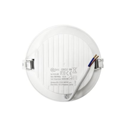 LED Podhľadové svietidlo CIRCLE LED/9W/230V 4000K pr. 14,5 cm biela