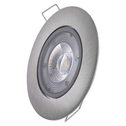 LED Podhľadové svietidlo EXCLUSIVE 1xLED/5W/230V 4000 K strieborná