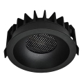 LED Podhľadové svietidlo LED/18W/230V 3000/4000/6400K ø 10,6 cm čierna