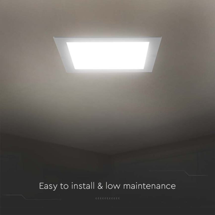 LED Podhľadové svietidlo LED/6W/230V 12x12 cm 6500K biela