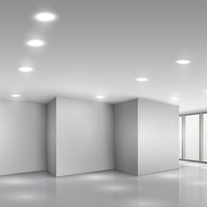 LED Podhľadové svietidlo LED/6W/230V pr. 12 cm 3000K biela