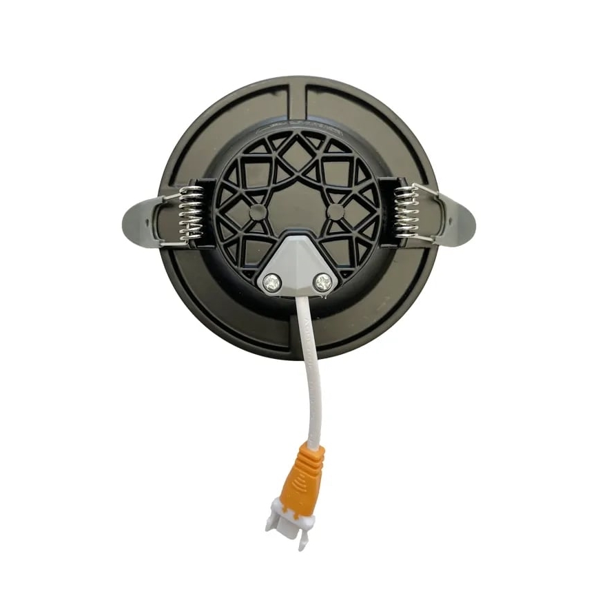 LED Podhľadové svietidlo LED/7,5W/230V 4000K čierna/strieborná