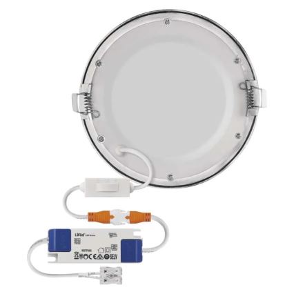 LED podhľadové svietidlo NEXXO LED/12,5W/230V 3000/3500/4000K strieborné pr. 17 cm