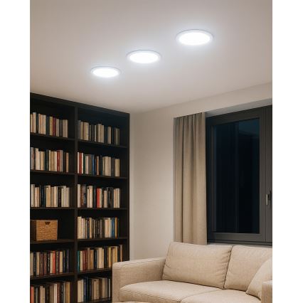 LED Podhľadové svietidlo QTEC LED/12W/230V 6500K pr. 16,7 cm