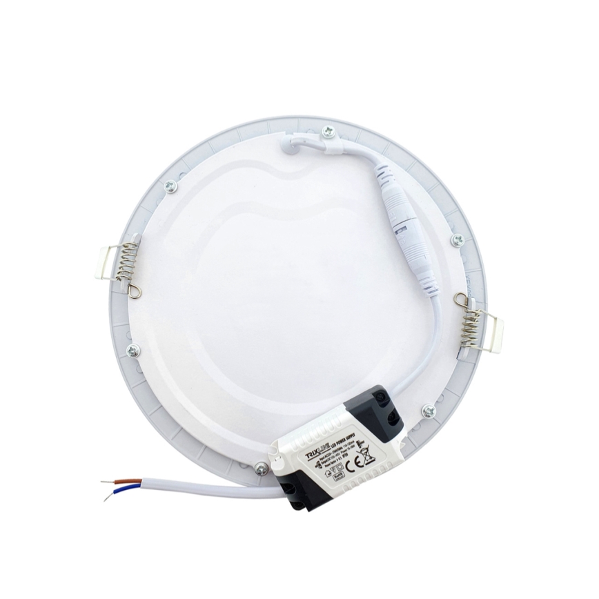 LED Podhľadové svietidlo QTEC LED/12W/230V 6500K pr. 16,7 cm