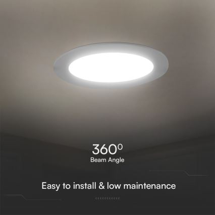 LED Podhľadové svietidlo SAMSUNG CHIP LED/24W/230V 3000K pr. 29,4 cm biela