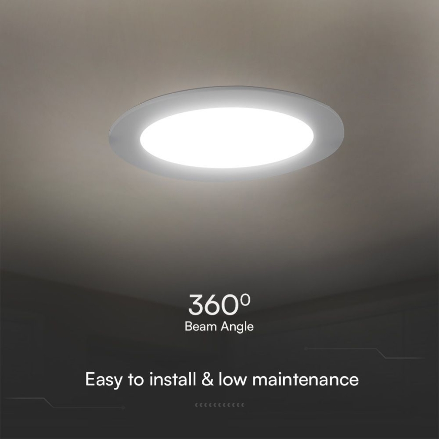 LED Podhľadové svietidlo SAMSUNG CHIP LED/24W/230V 3000K pr. 29,4 cm biela