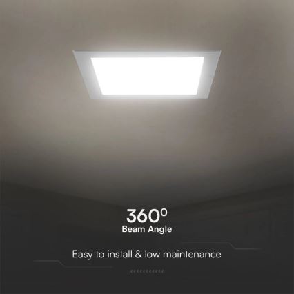 LED Podhľadové svietidlo SAMSUNG CHIP LED/6W/230V 3000K 12x12 cm biela