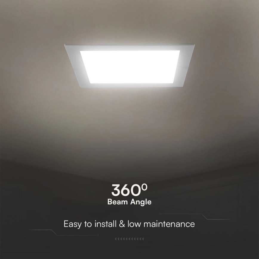 LED Podhľadové svietidlo SAMSUNG CHIP LED/6W/230V 3000K 12x12 cm biela