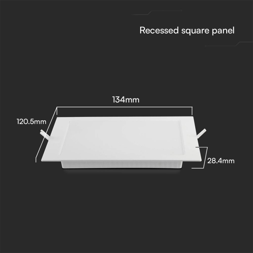 LED Podhľadové svietidlo SAMSUNG CHIP LED/6W/230V 3000K 12x12 cm biela