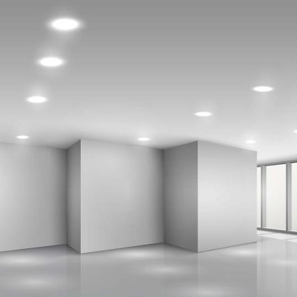 LED Podhľadové svietidlo SAMSUNG CHIP LED/6W/230V 3000K pr. 12 cm biela