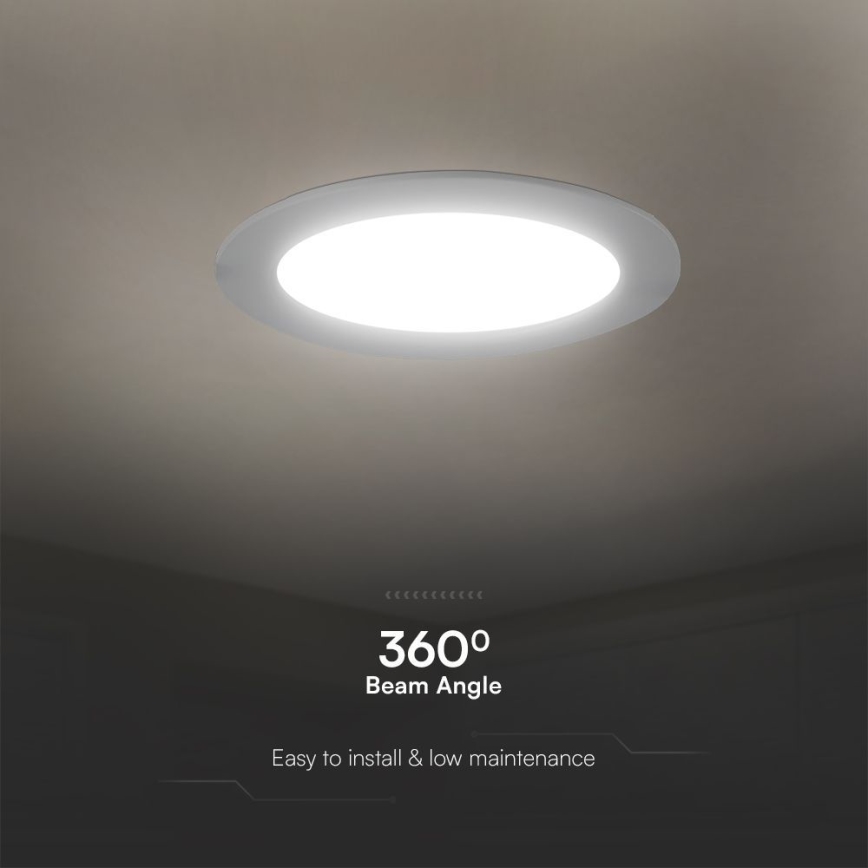 LED Podhľadové svietidlo SAMSUNG CHIP LED/6W/230V 3000K pr. 12 cm biela