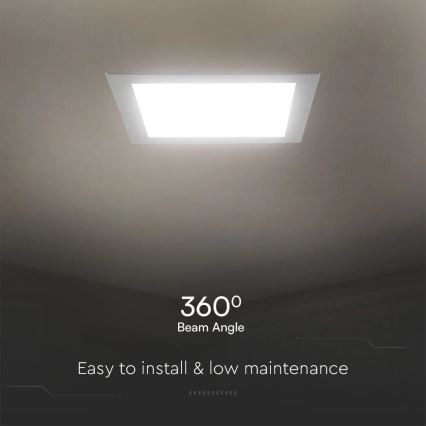 LED Podhľadové svietidlo SAMSUNG CHIP LED/6W/230V 6500K 12x12 cm biela