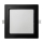 LED Podhľadové svietidlo SQUARE LED/12W/230V 4000K 17x17 cm čierna
