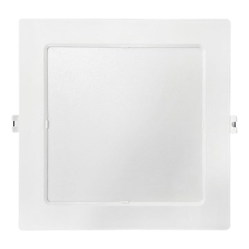 LED Podhľadové svietidlo SQUARE LED/18W/230V 4000K 22x22 cm biela