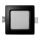 LED Podhľadové svietidlo SQUARE LED/3W/230V 4000K 9x9 cm čierna