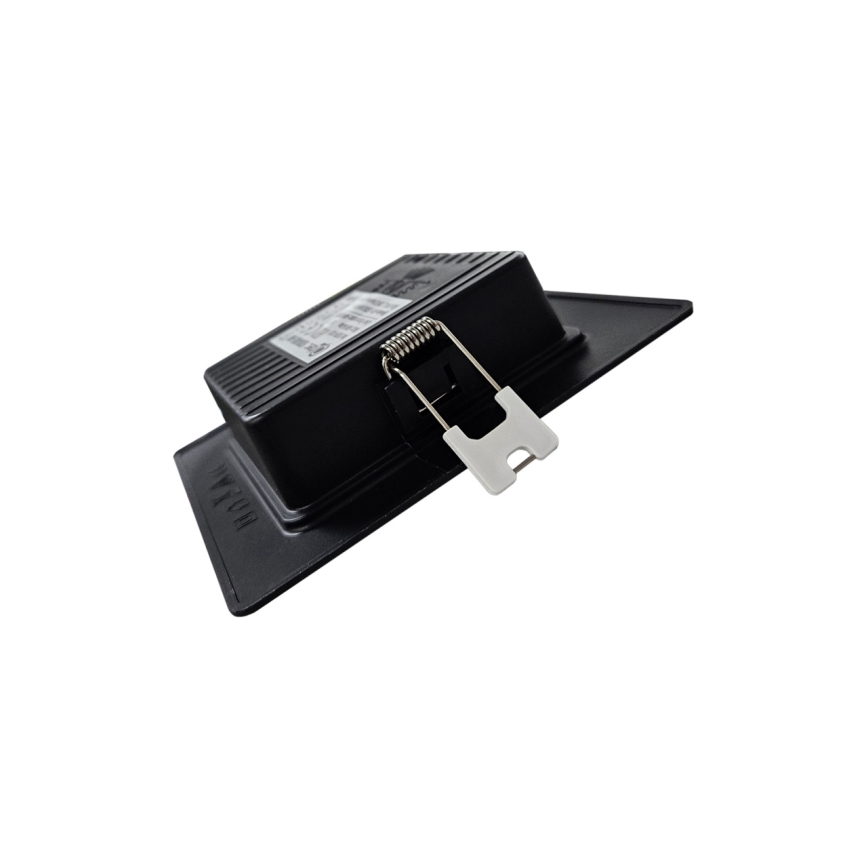 LED Podhľadové svietidlo SQUARE LED/3W/230V 4000K 9x9 cm čierna