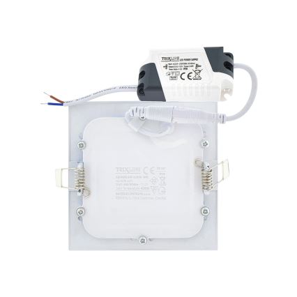 LED Podhľadové svietidlo SQUARE LED/6W/230V 4200K 11,8x11,8 cm biela