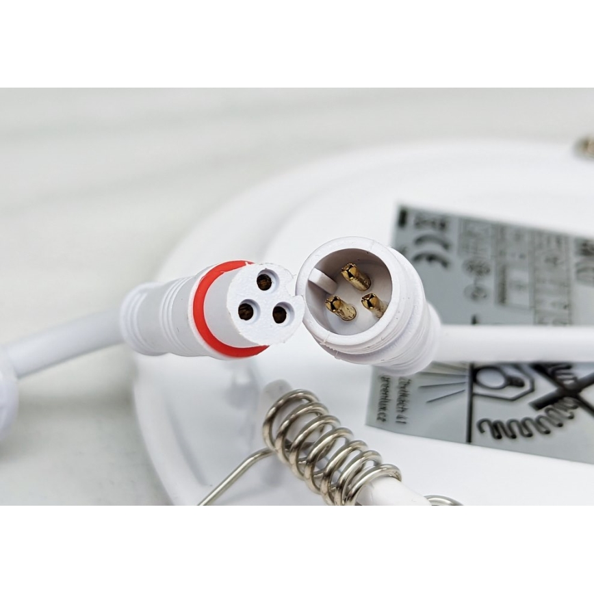 LED Podhľadové svietidlo VEGA LED/12W/230V 2900/3900/5800K pr. 17,5 cm biela