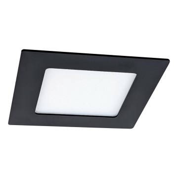 LED Podhľadové svietidlo VEGA LED/6W/230V 2900/3900/5800K 12,5x12,5 cm čierna