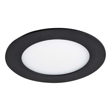 LED Podhľadové svietidlo VEGA LED/6W/230V 2900/3900/5800K pr. 12,5 cm čierna
